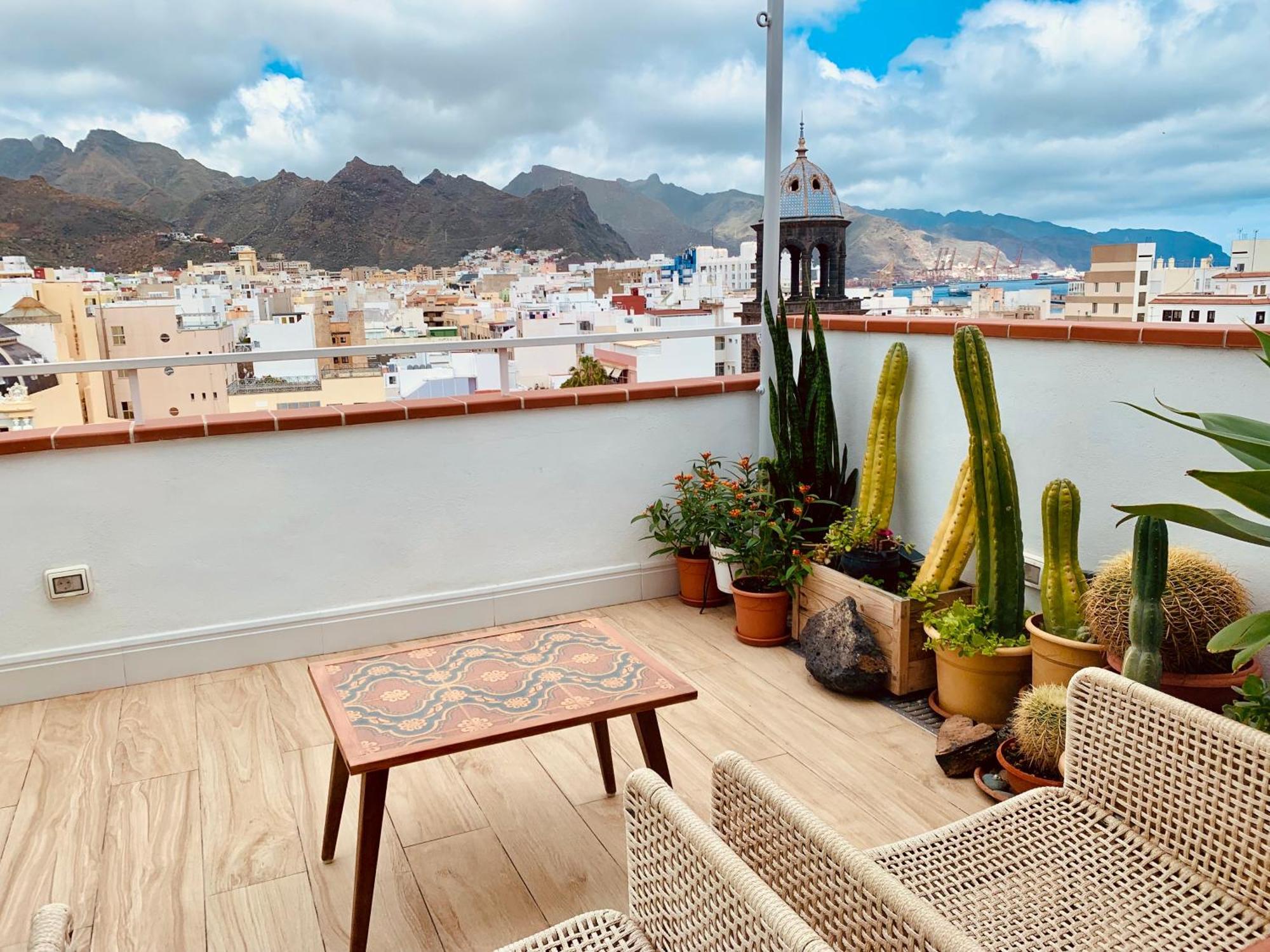Atico Con Terraza, Vistas Panoramicas Y Parking Appartement Santa Cruz de Tenerife Buitenkant foto